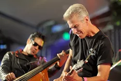ROOTSY ROCK : Tony Balbinot, now Tony Ridge, and the Cadillac Angels dish up Americana rockabilly at the Otter Rock in Morro Bay on Dec. 31. - PHOTO COURTESY OF CADILLAC ANGELS