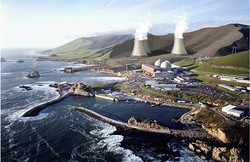 DIABLO SPRINGFIELD:  This artist rendering depicting what three proposed cooling towers might look like at Diablo Canyon&mdash;one closed-cooling system &ldquo;alternative&rdquo; to the plant&rsquo;s doomed current once-through cooling system&mdash;has raised concerns from environmental and tribal sources, as well as plenty of eyebrows along the way. - IMAGE COURTESY OF BECHTEL/STATE WATER RESOURCES CONTROL BOARD