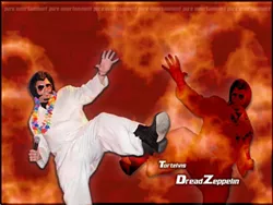 EXPLOSIVE DIARRHEA! : Dread Zeppelin frontman Tortelvis will lay it on thick at Wet Zeppelin, a concert and wine-tasting fundraiser on Sept. 25 at Cayucos Vets Hall. - PHOTO COURTESY OF DREAD ZEPPELIN