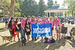 CHARITYWALK: The skaters of CCRD make appearances outside the rink at community and charity events. - PHOTO BY STEVE E. MILLER