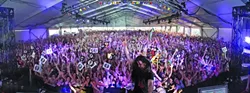 THE FUTURE OF AVILA : This concert shot of Bassnectar at The Hangout in Alabama is indicative of the scene to expect when they play Sept. 16 at Avila Beach Resort. - PHOTO COURTESY OF BASSNECTAR