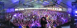 THE FUTURE OF AVILA :  This concert shot of Bassnectar at The Hangout in Alabama is indicative of the scene to expect when they play Sept. 16 at Avila Beach Resort. - PHOTO COURTESY OF BASSNECTAR