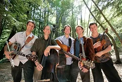 IT’S A STRING THING: Numbskull and Good Medicine Presents bring Hot Buttered Rum to SLO Brew on Nov. 4. - PHOTO COURTESY OF HOT BUTTERED RUM