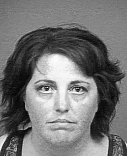 STILL SUPERVISING : County Mental Health Services employee Kathy Peters was convicted in July of forging a prescription slip in order to obtain Vicodin. The supervisor is now back to her old job after collecting more than $8,700 while on administrative leave. - PHOTO COURTESY OF SLO COUNTY SHERIFF’S DEPARTMENT