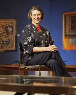 NANCY PIVER : serves on the Art Center board. - PHOTO BY STEVE E. MILLER