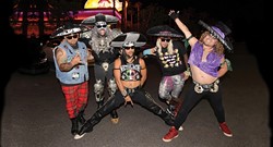 &iexcl;ARRIBA!:  Metalachi brings its metal and mariachi mash-up to SLO Brew on March 12. - PHOTO BY SCOTT HARRISON