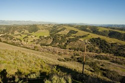 GOLF COURES TO COME :  Developers want to fill the hills of Price Canyon with 700 homes. - PHOTO BY STEVE E. MILLER