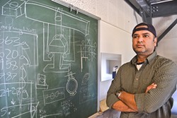THE WHOLE PACKAGE:  Dr. Jay Singh, a professor of industrial technology at Cal Poly, said that though packaging, his field, is a $160 billion industry in the U.S. alone, it is often overlooked by both academics and the general public. - PHOTO BY RHYS HEYDEN