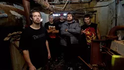 HIDE YOUR CHILDREN! : Altercation releases its new album during a four-band metal show at SLO Brew on March 29. - PHOTO COURTESY OF ALTERCATION