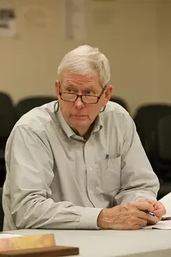 TWO HATS : John Wallace is the district administrator for a local sewer district, while his company carries out many of the district’s engineering services. To some observers, the situation is ripe for a conflict of interest. - PHOTOS BY STEVE E. MILLER