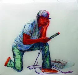 FIELD RECORDING : Artist Michael Barton Miller paid homage to obsolete technology in his show “Super 8mm” in March. - ARTWORK MY MICHAEL BARTON MILLER