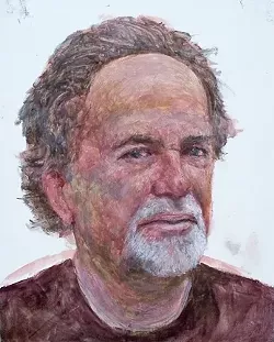 MARK BRYAN : Local artist Mark Bryan is known for his politicized surrealist artwork.