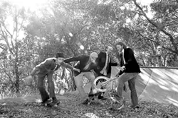 IT CAME FROM OUTER SPACE! : A new indie rock act featuring some familiar local faces lands in Sweet Springs Saloon on Sept. 25. - PHOTO COURTESY OF ONE TIME SPACEMAN