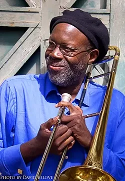 THE ART OF JAZZ : The Wayne Wallace Quartet plays the debut of the SLO Art Center’s new jazz series on Jan. 15. - PHOTO BY DAVID BELOVE