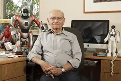 THE FATHER OF MODERN ROBOTICS : After a career in robotics at USC, George Bekey lives in Arroyo Grande and is dedicating himself to robotics ethics. - IMAGE COURTESY OF PATRICK LIN