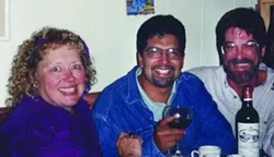 FOUNDING FIGURES: From left) Bev Johnson, Alex Zuniga, and Steve Moss began New Times in 1986. - PHOTO COURTESEY OF NEW TIMES
