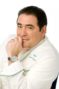 THE MAN : Emeril Lagasse will prepare dinner at Hearst Castle and conduct a cooking demonstration at Dolphin Bay Resort. - PHOTO BY STEVEN FREEMAN