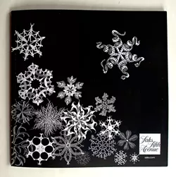 SNOWFLAKES : A Saks Fifth Avenue ad featuring snowflakes was designed by Marian Bantjes. - IMAGE BY MARIAN BANTJES