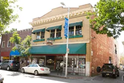 UH OH! : The building containing Downtown Brew has five more years to comply with city earthquake codes - PHOTO BY STEVE E. MILLER