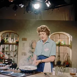 THE FRENCH CHEF: America’s first TV chef, the beloved Julia Child, is the inspiration for the inaugural Santa Barbara Food - and Wine Weekend, held June 6 through 8 at Bacara Resort & Spa. - PHOTO COURTESY OF SCHLESINGER LIBRARY, RADCLIFFE INSTITUTE, HARVARD UNIVERSITY