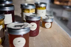 NATURE’S CANDY: Stormy T’s small-batch jars of jams, jellies, and pickled produce are packed with fresh, seasonal flavors just waiting to wake up your mouth. Try his better-than-candy pickled beets in a brine of red wine vinegar, cinnamon, allspice, star anise, clove, and ginger that you may just want to dab behind your ears—or drink straight from the jar. - PHOTO BY KAORI FUNAHASHI
