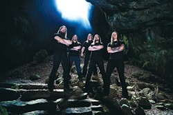 LIKE VIKINGS BUT MEANER :  Ears will bleed, brains will melt, and heads will bang on July 13 when metal/thrash band Skeletonwitch plays Downtown Brew. - PHOTO COURTESY OF SKELETONWITCH