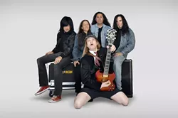 FOR THOSE ABOUT TO ROCK : We salute you! See High Voltage—a tribute to ACDC—at SLO Brew on Oct. 1. - PHOTO COURTESY OF HIGH VOLTAGE