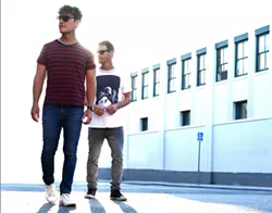 LOOPY : Instrumental duo El Ten Eleven will use drums, a double neck bass, and looping equipment to create a lush sound on Jan. 10 at SLO Brew. - PHOTO COURTESY OF EL TEN ELEVEN