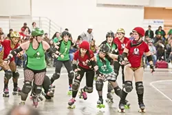 PASO AGGRESSIVE VS. A-TOWN ASYLUM: - PHOTO BY STEVE E. MILLER