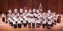 AMERICA, EFF YEAH!: The U.S. Coast Guard Band performs a free concert of American music Saturday, July 16, in the PAC. - PHOTO COURTESY OF THE US COAST GUARD BAND