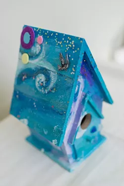 STARRY FLIGHT: The Women’s Shelter Program will be showcasing artwork made in its art therapy program. - PHOTO COURTESY OF BETH RAUB