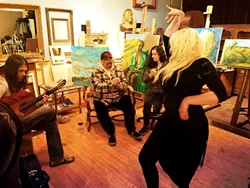 FIERCE: Gypsy flamenco performer Jamie “La Gitane” will bring her heel-stomping style to Steynberg Gallery on June 13. - PHOTO COURTESY OF JAMIE LA GITANE