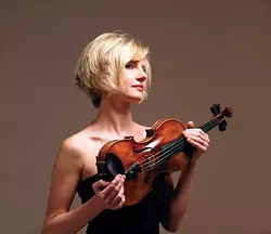 POLISH CONNECTION : Over the past eight years, Polish-born, Boston-based volinist Joanna Kurkowicz has championed the music of long-neglected Polish composer and violinist Grazyna Bacewicz. - PHOTO COURTESY OF THE SLO SYMPHONY
