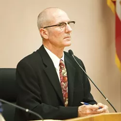 Four hours later, Mayor Jamie Irons and the council majority concluded that his future will be short-lived. - PHOTO BY STEVE E. MILLER