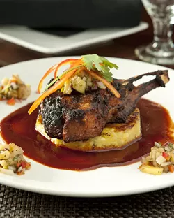 PLATESCAPE : Do you look at the view or down at your food? With dishes like these at Ventana Grill, it may be hard to decide. - PHOTO BY STEVE E. MILLER