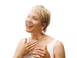 THE GREAT WHITE HOPE : Soulful jazz vocalist Inga Swearingen and the Awtet play two concerts of original and jazz standards on Aug. 15 at the Steynberg Gallery; and Aug. 17 at the Firefly Gallery. - PHOTO BY BARRY GOYETTE