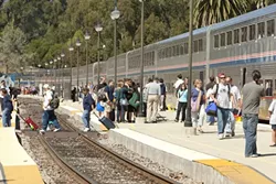CAN YOU TRAIN YOUR WAY TO SAN JOSE? : Bogged down in bureaucracy since voters passed a 2003 bond measure to fund a segment of commuter railway to connect Los Angeles to San Francisco, San Luis Obispo riders are wondering if the historic Coast Daylight will ever return. - FILE PHOTO BY STEVE E. MILLER