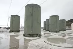 DO YOU HAVE TO LET IT LINGER? : A ruling in an appellate case based out of New York might dictate how long nuclear waste is stored at nuclear power plants—including Diablo Canyon—in above-ground, dry casks long after a plant has gone off-line. - PHOTO BY STEVE E. MILLER