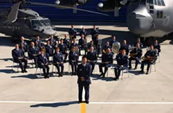 STAND AND SALUTE! : The Air National Guard Band of the West Coast will present a free concert of band favorites on July 2 at the Ramona Garden Park in Grover Beach. - PHOTO COURTESY OF THE AIR NATIONAL GUARD BAND OF THE WEST COAST