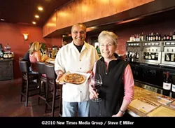 TIMES TWO : Ash Mehta, in partnership his wife Lissa Hallberg, have reproduced in Pismo Beach the very successful wine bar they own in Solvang - PHOTO BY STEVE E. MILLER