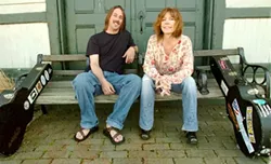 SMART CAPPS : Annie and Rod Capps, a Michigan folk duo with a soulful groove and Midwestern twang, play the Clubhouse on April 25. - PHOTO COURTESY OF ANNIE AND ROD CAPPS
