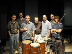 FEEL THE HEAT : No matter how hot Paso Robles is on July 23, it’s going to get hotter when SLO Mambo brings its sizzling hot Latin jazz and salsa music to the City Park. - PHOTO COURTESY OF SLO MAMBO
