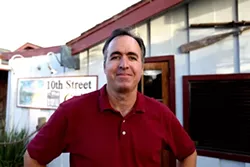 DOWN-HOME EATS : Jay Dickinson serves up hearty meals at reasonable prices at 10th Street Grill in Los Osos. - PHOTO BY LAURA DICKINSON
