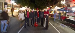 LAISSEZ LES BON TEMPS ROULEZ! : Burning James and the Funky Flames (pictured) and the Zongo! All Stars play a Mardi Gras show at SLO Brew on Feb. 21. - PHOTO BY DEAN SULLIVAN
