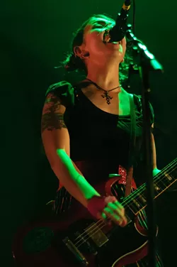 JAPANESE BANSHEE : Ikumi and the rest of Red Bacteria Vacuum plays June 9 at The Z Club. - PHOTO COURTESY OF RED BACTERIA VACUUM