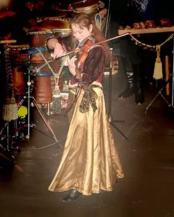 SOUNDS LIKE AN ANGEL : Internationally acclaimed violin virtuoso and composer Kim Angelis plays Coalesce Bookstore on Sept. 13. - PHOTO COURTESY OF KIM ANGELIS