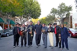 JUMP AND JIVE : Hep cats the Sugar Daddy Swing Kings will usher in the Labor Day Weekend with a free show at the Paso Robles City Park on Aug. 29. - PHOTO COURTESY OF SUGAR DADDY SWING KINGS