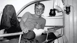 YOUNG SEAMAN : Richard Quincy at age 22, before the Japanese attacked his ship. - PHOTO COURTESY OF NOAA