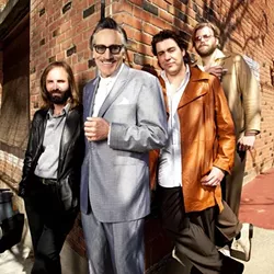 SMOOTH DUDES : Gritty roadhouse rock and blues act Rick Estrin and the Nightcats headlines the next SLO Blues Society show on Dec. 1 at the SLO Vets Hall. - PHOTO COURTESY OF RICK ESTRIN AND THE NIGHTCATS