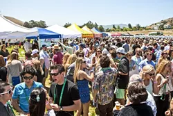 THE YOUNGER CROWD: Some events—like the California Festival of Beers (pictured)—are exempt from having to apply for complicated licenses or permits. Those who have had to apply say the process is extremely inhibitory, and some stakeholders are worried that such regulations are hurting SLO County’s top industry: tourism. - FILE PHOTO BY STEVE E. MILLER